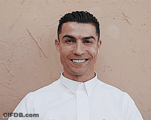 Ronaldo Al Nassr Winks Thumbs Up GIF