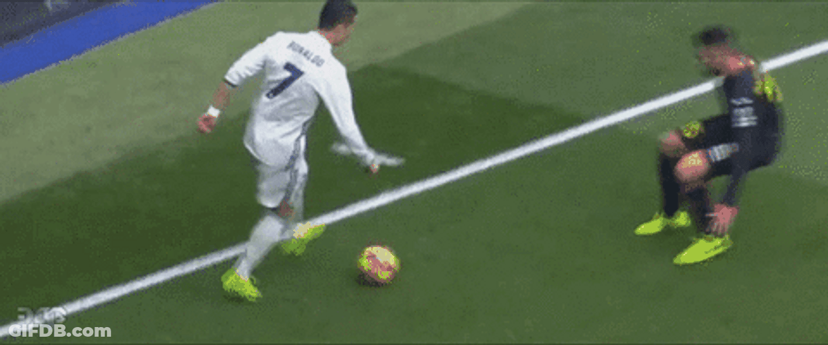 Ronaldo Free Kick Face Off GIF