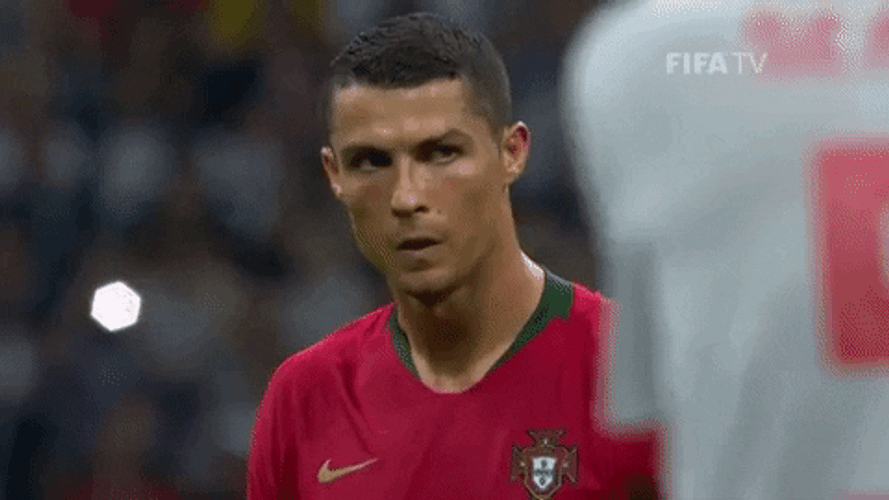 Ronaldo Free Kick In Rage GIF