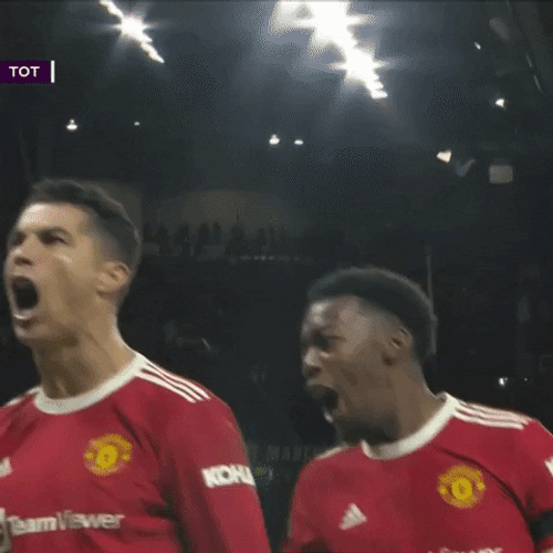 Ronaldo Free Kick Intense Emotion GIF
