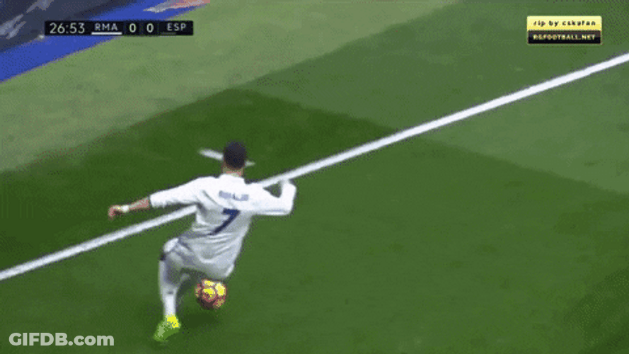 Ronaldo Free Kick Slow Motion GIF