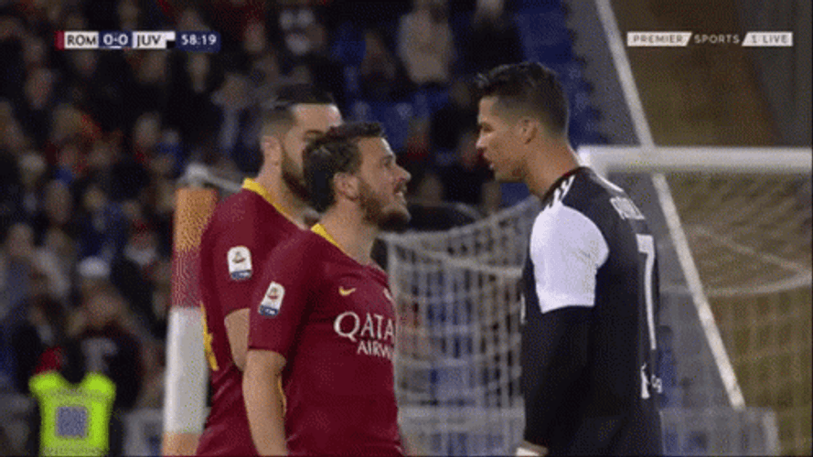 Ronaldo Goal Angry Moments GIF