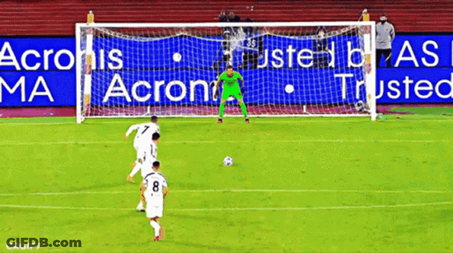 Ronaldo Goal Through Himself GIF