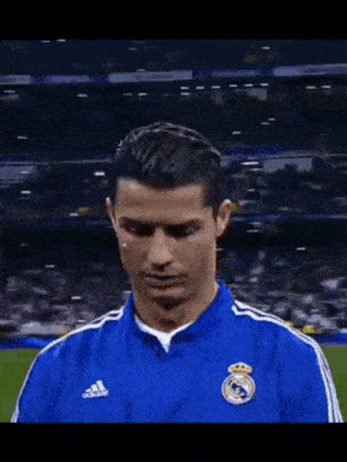 Ronaldo Joker Smile GIF