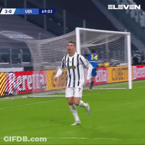 Ronaldo Jumping Pose GIF