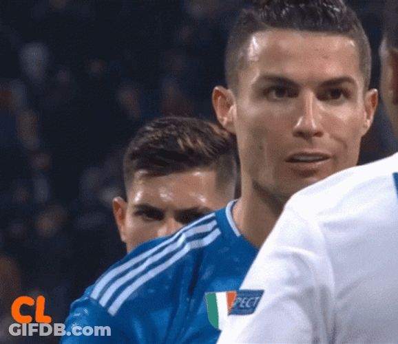 Ronaldo Mocking Smile GIF