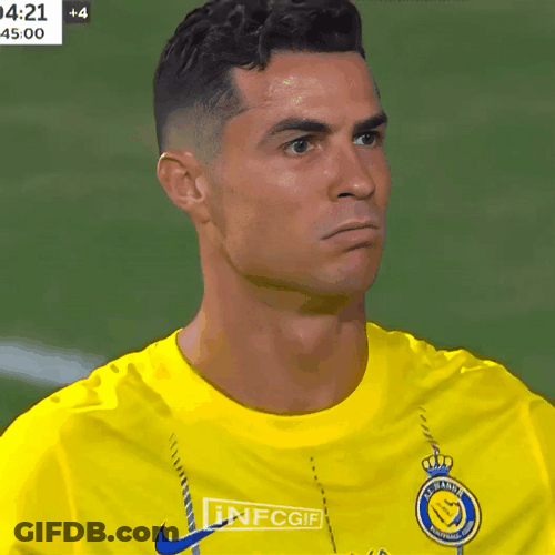 Ronaldo Shrugging Shoulders GIF