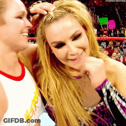 Ronda Rousey Kiss GIF