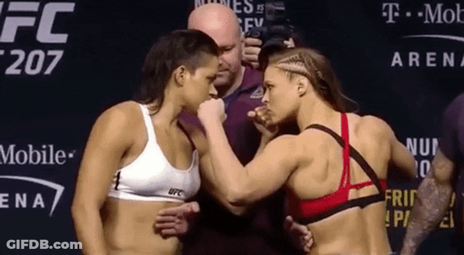 Ronda Rousey Will Face Off With Amanda Nunes GIF