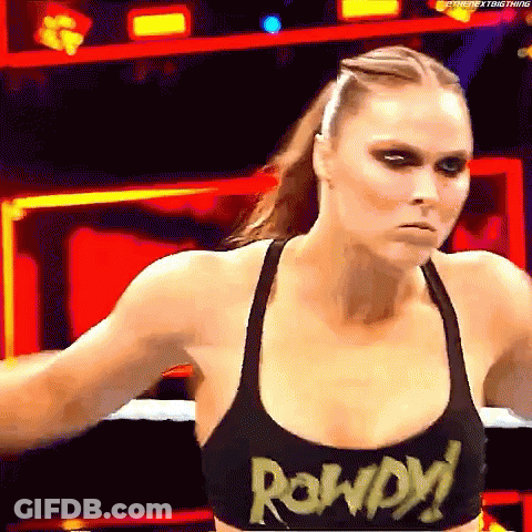 Ronda Rousey Wwe GIF