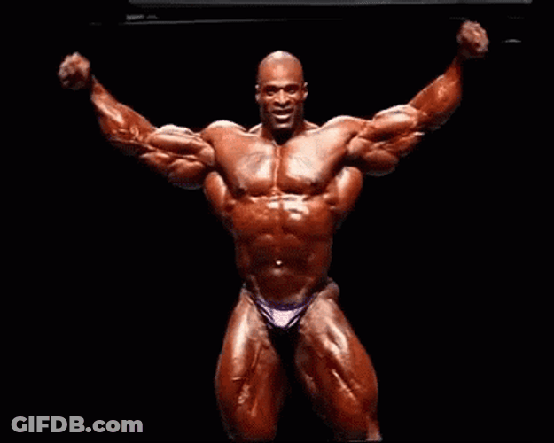 Ronnie Coleman Cobra Head Figure GIF