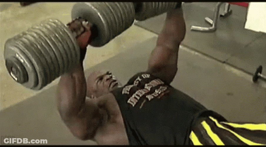 Ronnie Coleman Heavy Barbells Lifting GIF