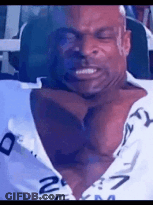 Ronnie Coleman Struggling Face Look GIF