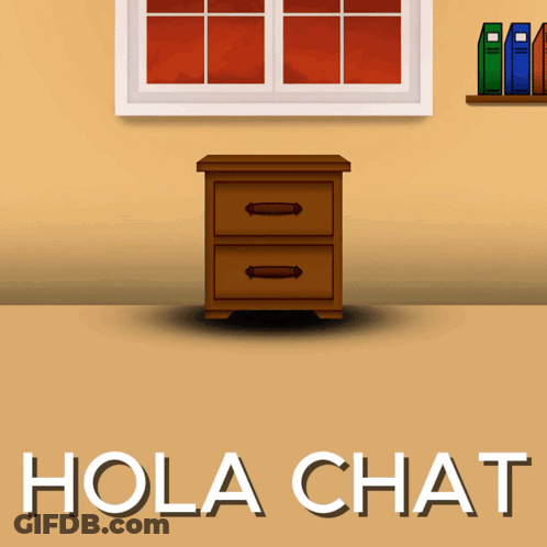 Room Saying Hola Chat GIF