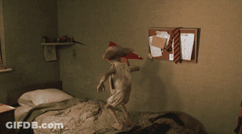 Room With Bulletin Board Saying Year GIF