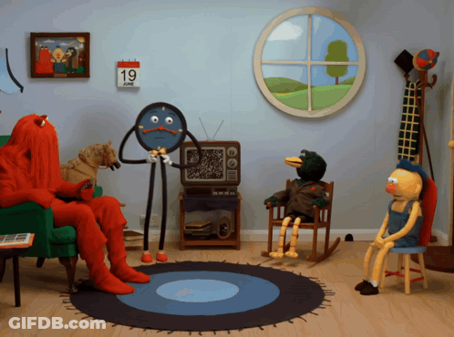 Room With Calendar Saying 19 June GIF