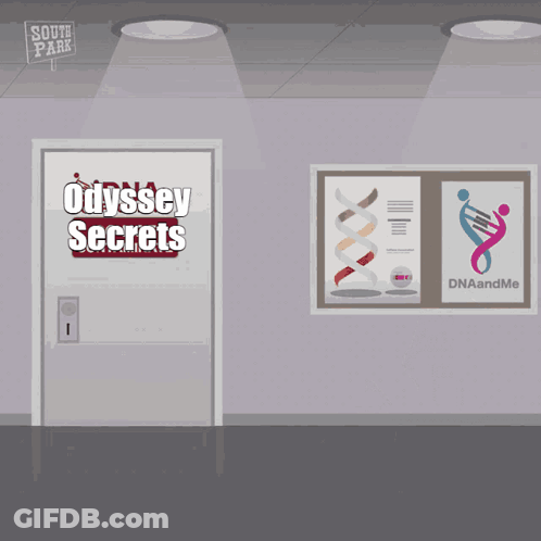 Room With Door Saying Odyssey Secrets GIF