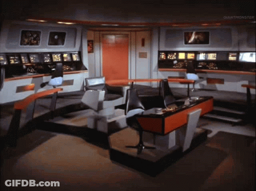 Room With Giantmonster Logo At Bottom GIF