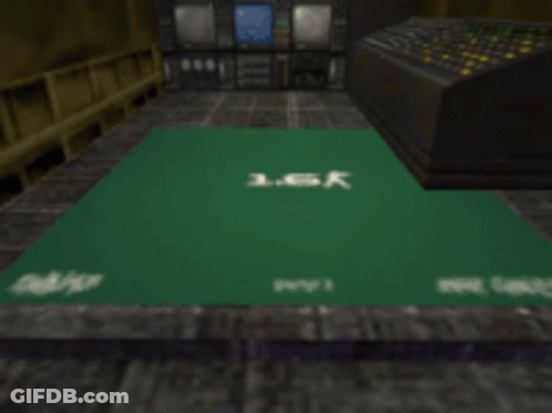 Room With Green Mat Saying 3.65K GIF