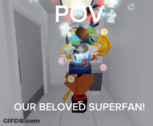 Room With Our Beloved Superfan GIF