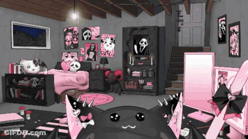 Room With Scream Poster GIF