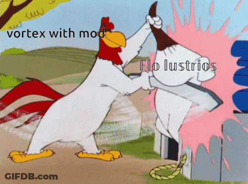 Rooster Fighting Another Rooster Vortex With Mod GIF