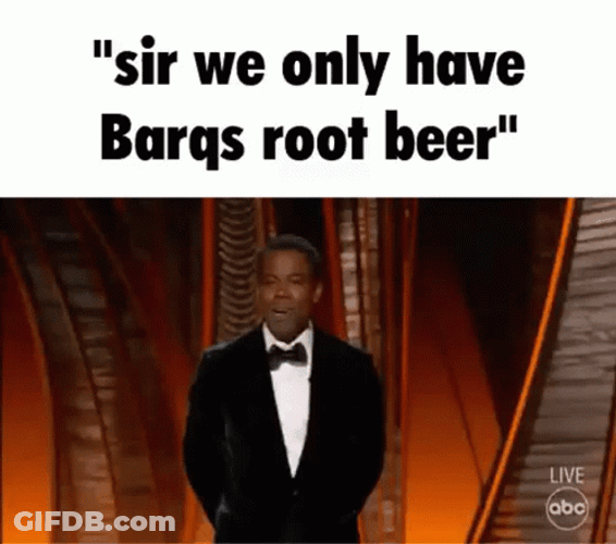 Root Beer Will Smith Slap Meme GIF