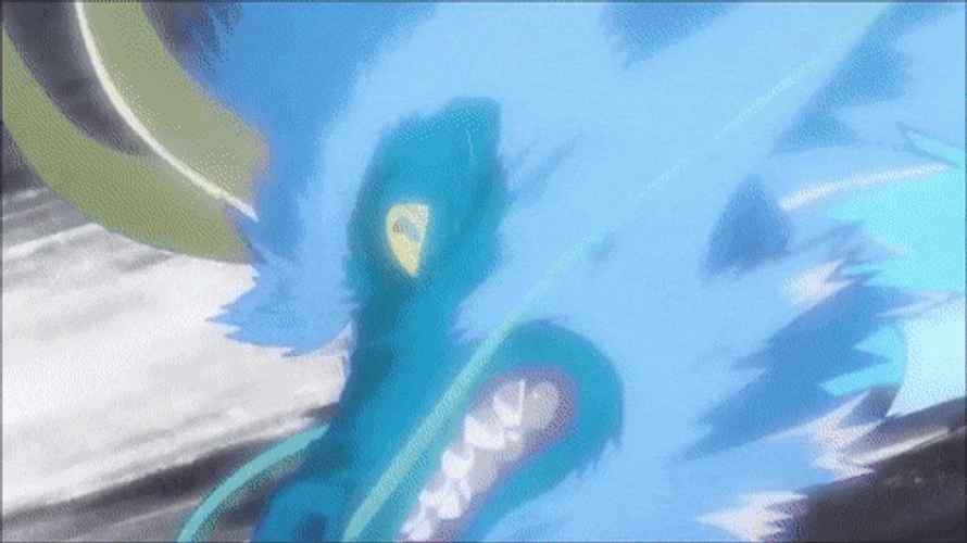 Roronoa Zoro Blue Dragon Seal GIF