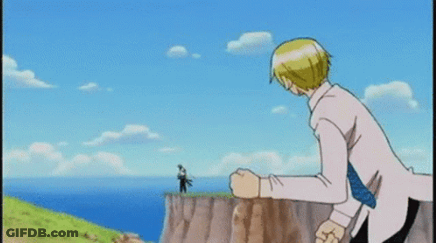 Roronoa Zoro Encountering Dead End GIF
