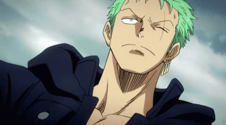 Roronoa Zoro Smiling Widely GIF