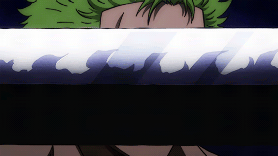 Roronoa Zoro Wielding His Swords GIF