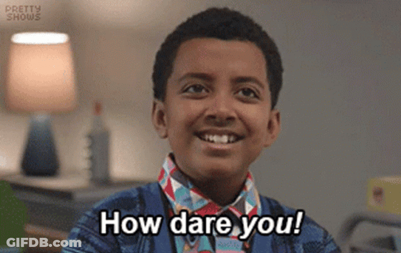 Rory Banks Annoyed How Dare You GIF