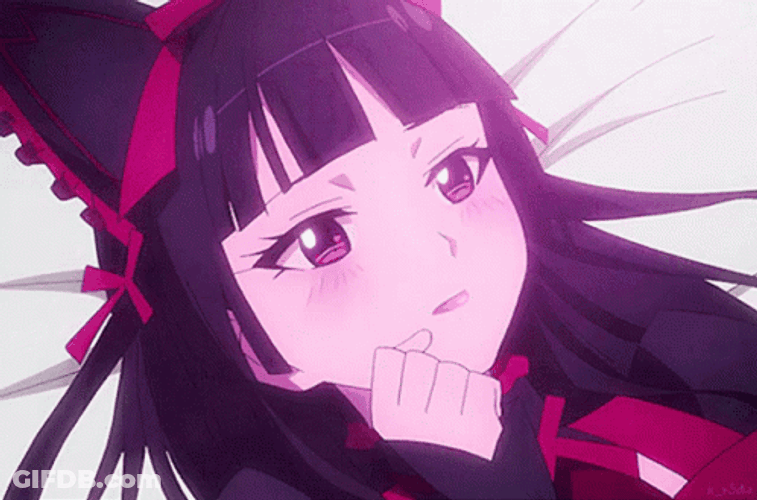 Rory Mercury Blushing Anime GIF