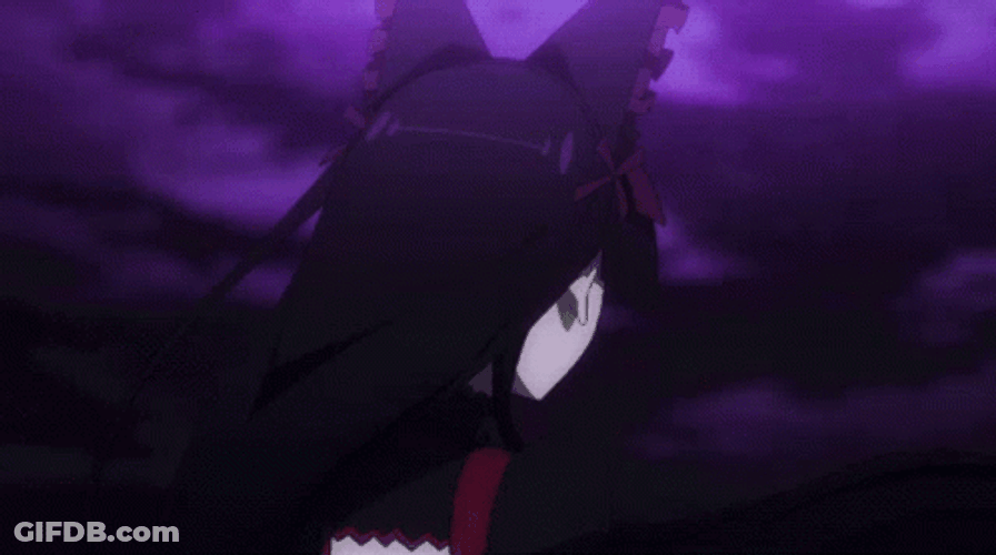 Rory Mercury Purple Poer Anime GIF
