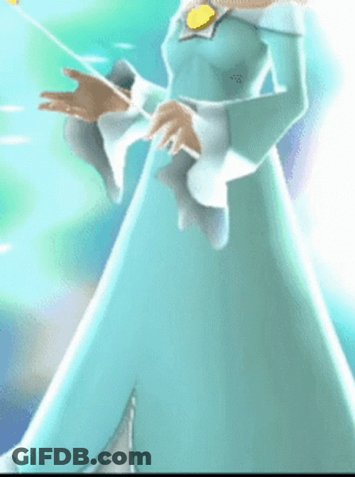 Rosalina Looking Down Super Mario GIF