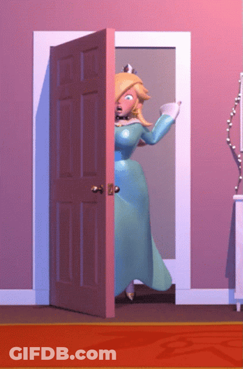 Rosalina Passing Out Startled Reaction GIF