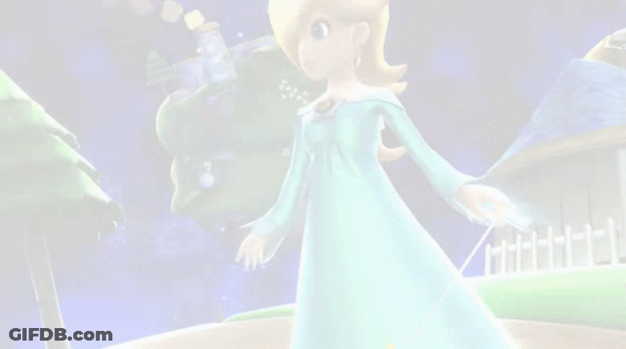 Rosalina Performing Magic Luma Appears GIF
