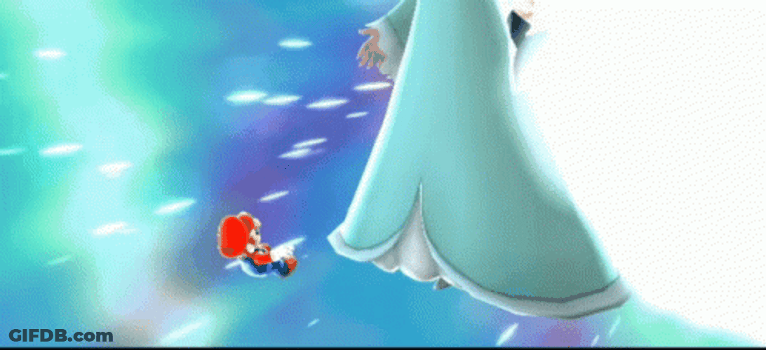 Rosalina Super Mario Space Interaction GIF