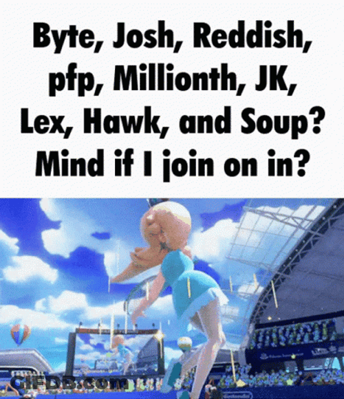 Rosalina Tennis Racket Meme GIF