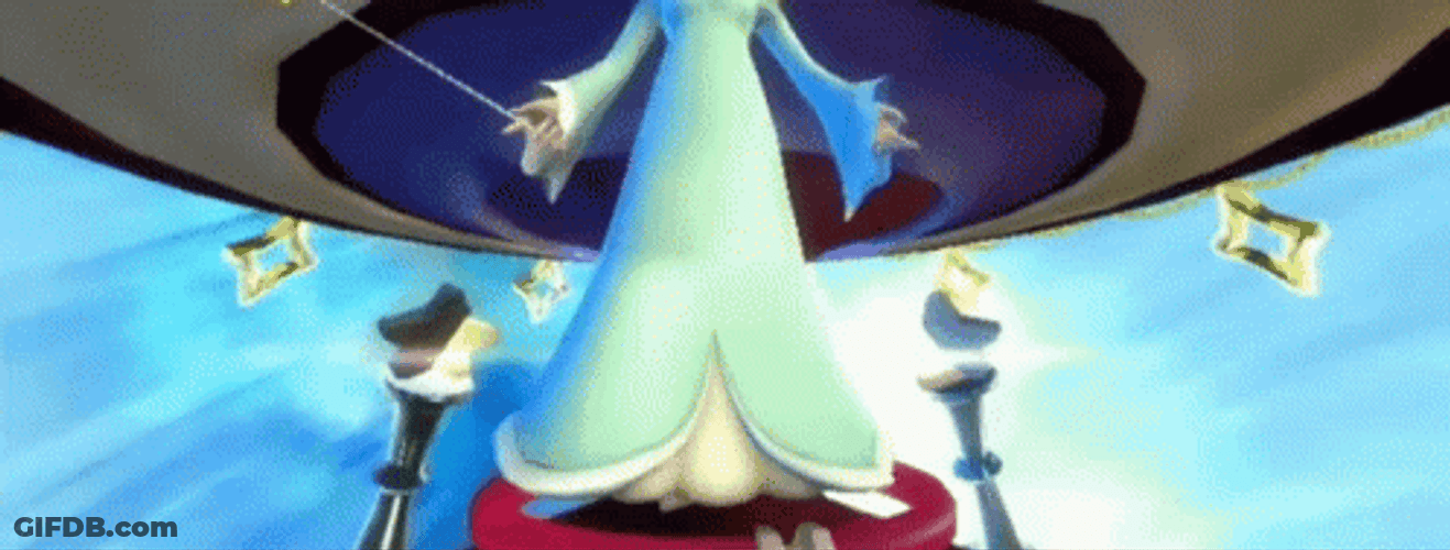 Rosalina Unveiling Magic Wand Powers GIF