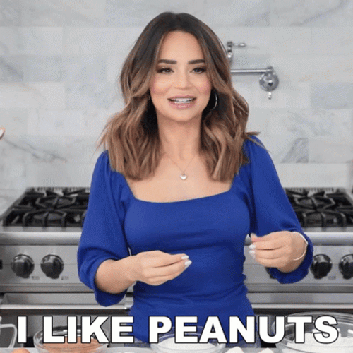 Rosanna Pansino I Like Peanuts GIF