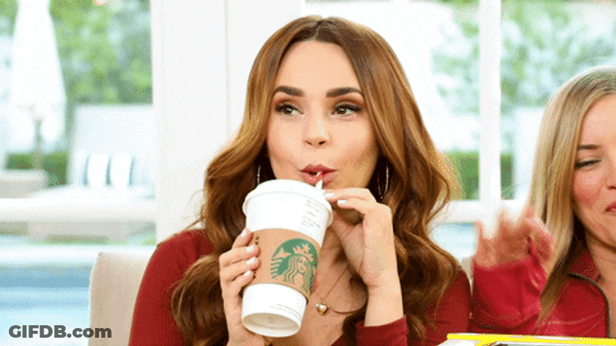 Rosanna Pansino Sips Tea GIF