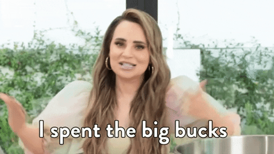 Rosanna Pansino Spending Money GIF