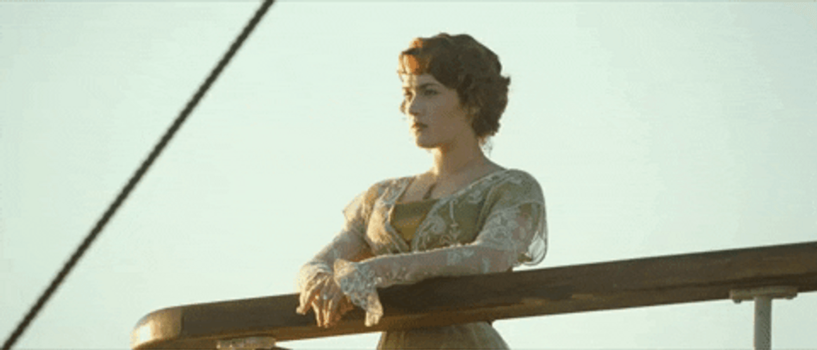 Rose Being Curious Of The Sea GIF
