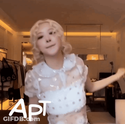 Rose Dances Apt Song GIF