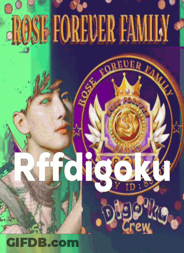 Rose Forever Family Poster With Man GIF