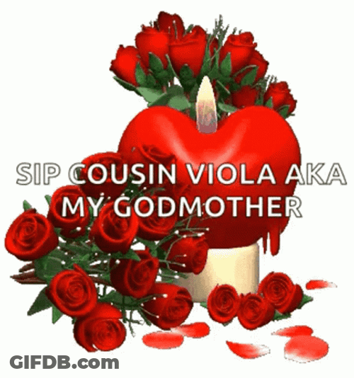 Rose Heart Happy Cousins Day GIF