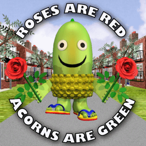 Rose Is Red Acorn Is Green GIF