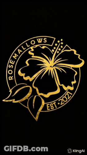 Rose Mallow Logo Flower 2021 GIF