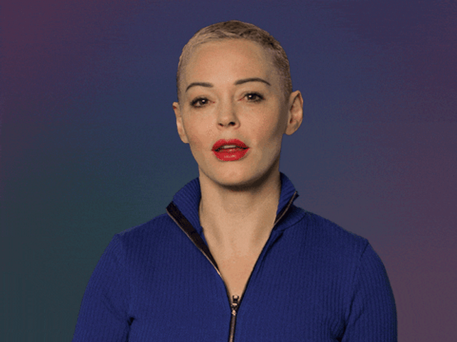 Rose McGowan Peace GIF